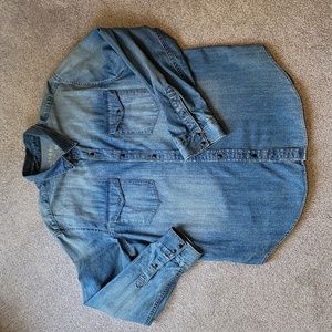 Gap 1969 Chambray Jean Shirt XL